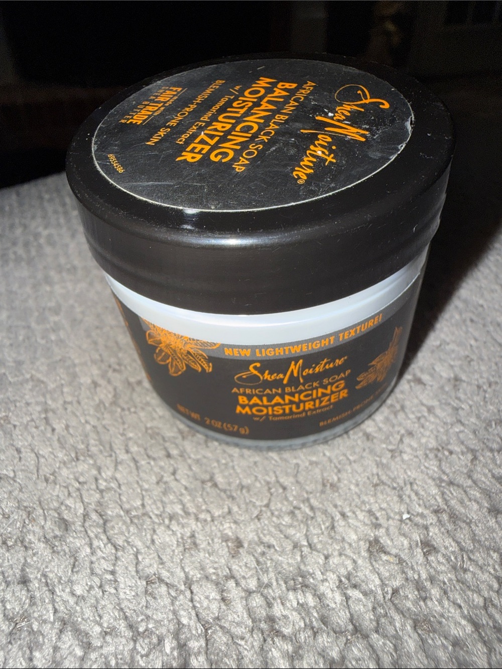 Shea Moisture African Black Soap Balancing Moisturizer 2 fl oz/59 ml